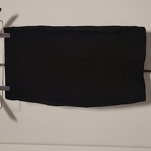 Black pencil skirt